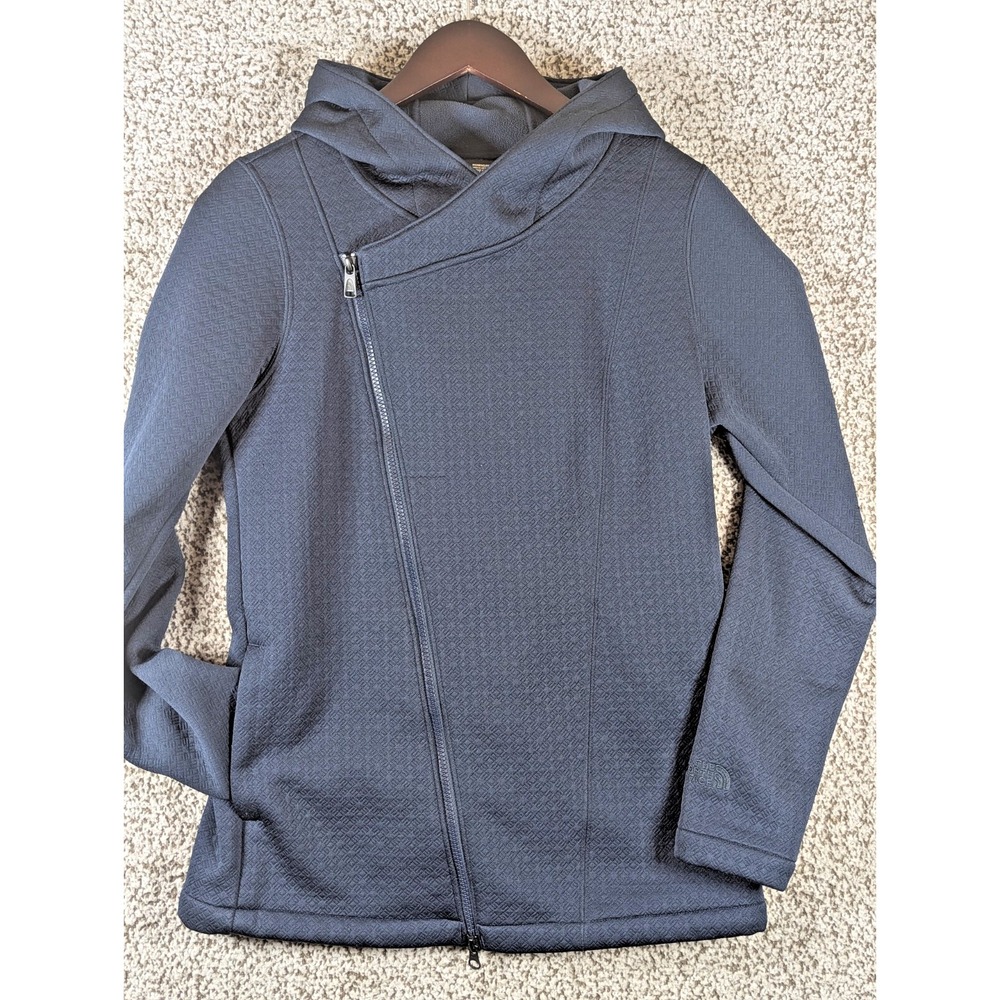 The North Face Moto Riding Jacket Women's Medium Navy Blue Full Zip Read Desc.